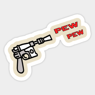 Pew Pew Sticker